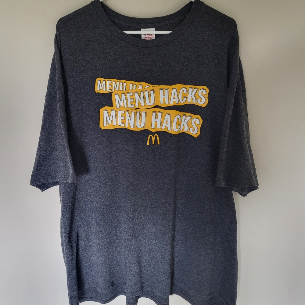 McDonald Menu Hacks T-Shirt Size 3XL